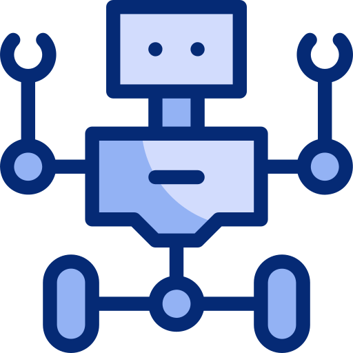 Robot Basic Accent Lineal Color icon
