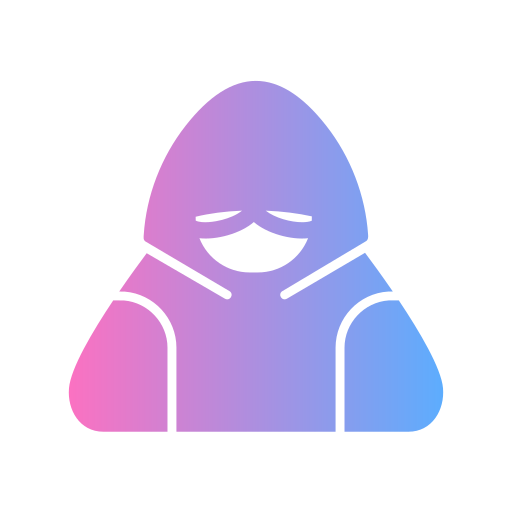Hacker Generic gradient fill icon