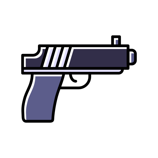 pistolet Generic color lineal-color ikona