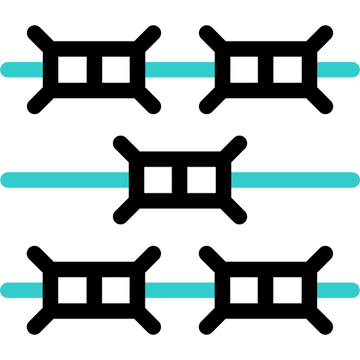 drut kolczasty Basic Accent Outline ikona