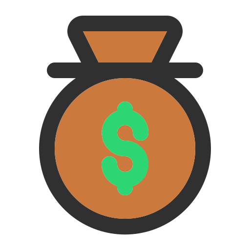 bolsa de dinero Generic color lineal-color icono
