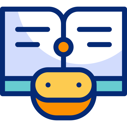 Robot Basic Accent Lineal Color icon