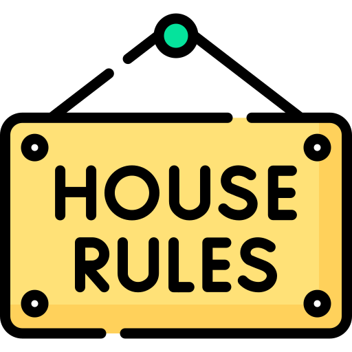 zasady panujące w domu Special Lineal color ikona