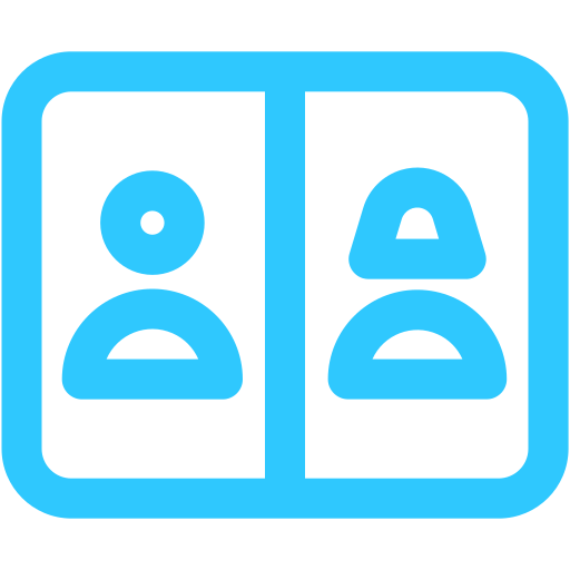 Male and female Generic color outline icon