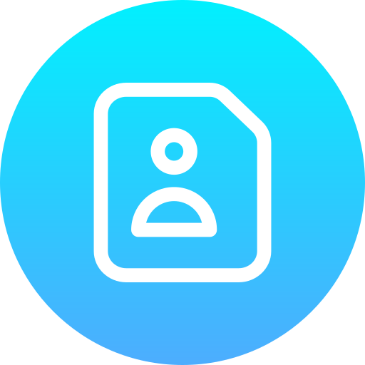 File Generic gradient fill icon