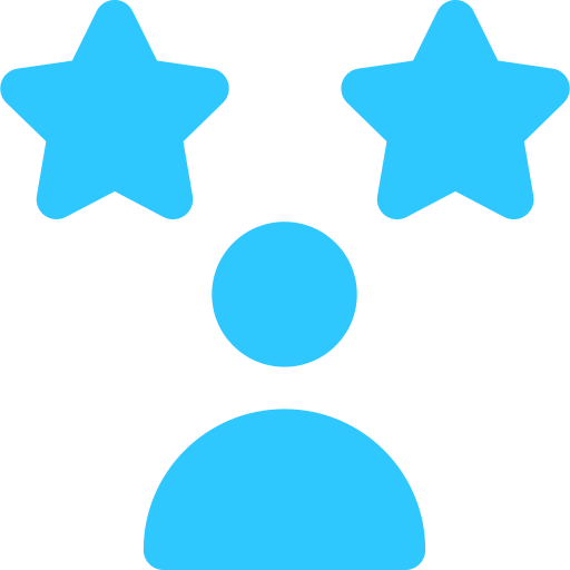 Two stars Generic color fill icon