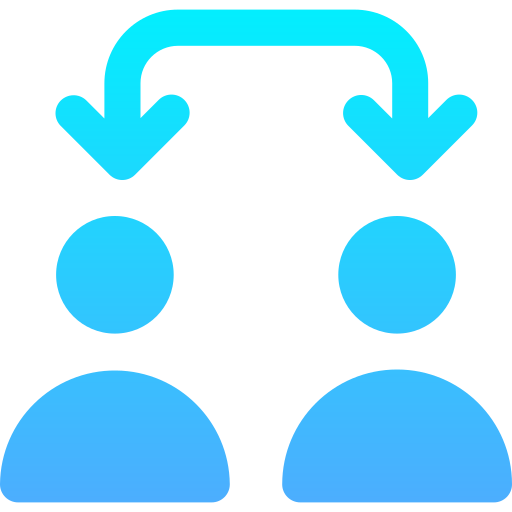 Network Generic gradient fill icon