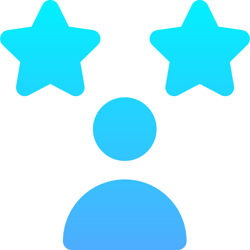 zwei sterne Generic gradient fill icon