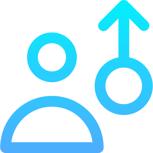 masculino Generic gradient outline icono
