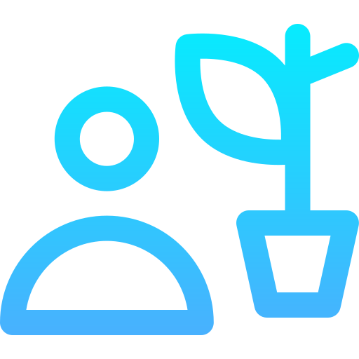 식물 Generic gradient outline icon