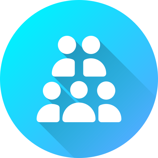 People group Generic gradient fill icon