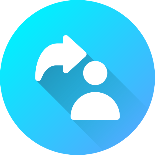 送信 Generic gradient fill icon