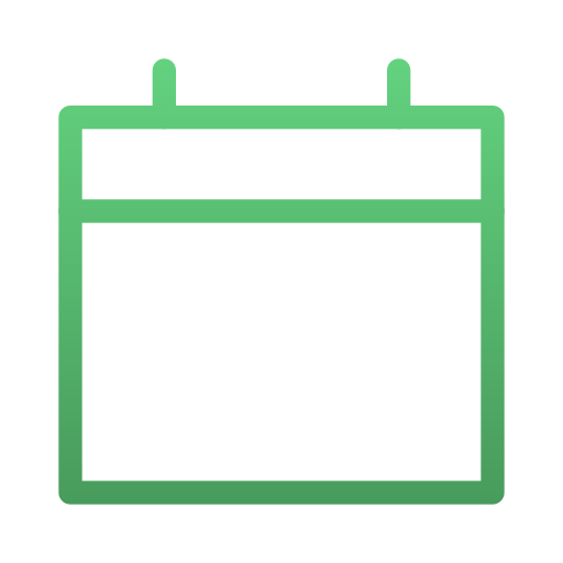 캘린더 Generic gradient outline icon