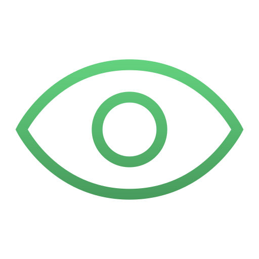 Eye Generic gradient outline icon