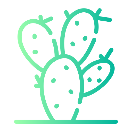 cactus Generic gradient outline Icône