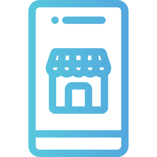 スマートフォン Generic gradient outline icon