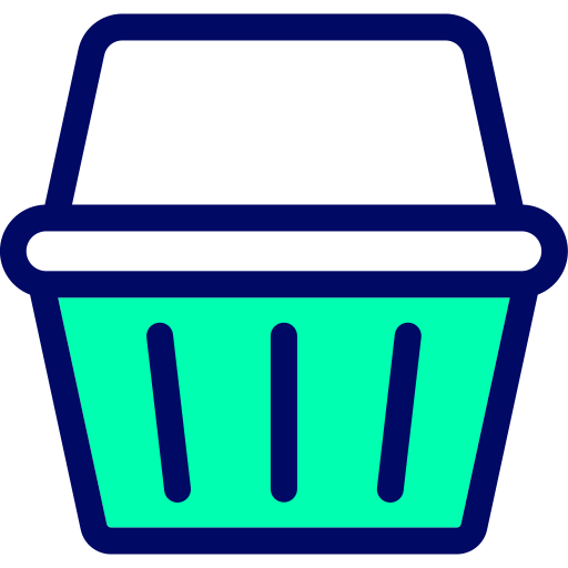 einkaufskorb Generic color lineal-color icon