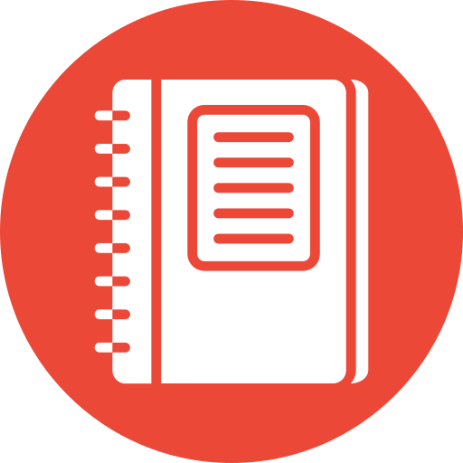 Notebooks Generic color fill icon