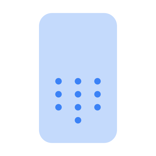 toegangscode Generic color fill icoon