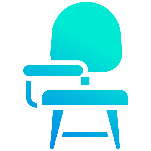 Desk chair Generic gradient fill icon