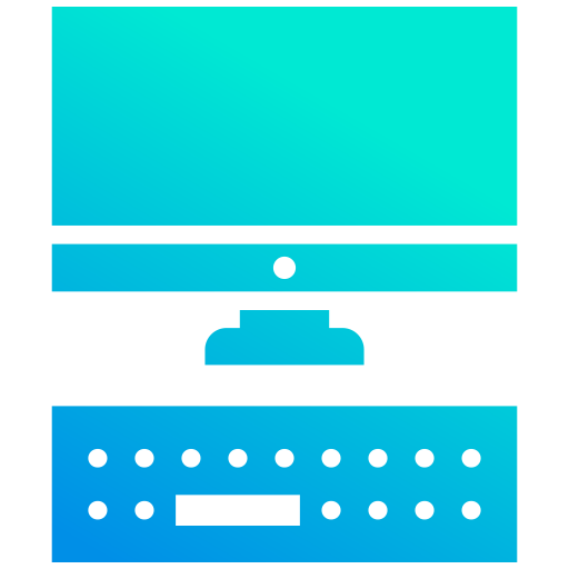 コンピューター Generic gradient fill icon