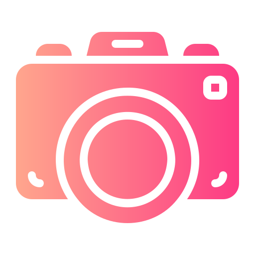 camera digitale Generic gradient fill icona