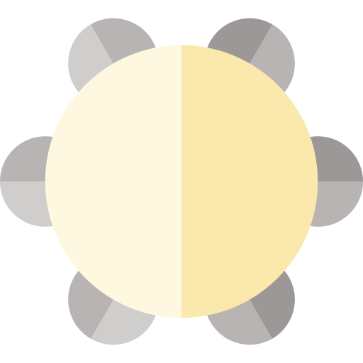 タンバリン Basic Straight Flat icon