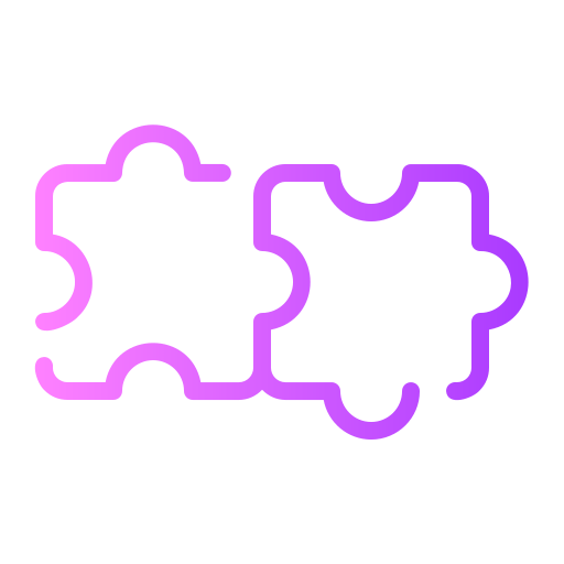 puzzel Generic gradient outline icoon