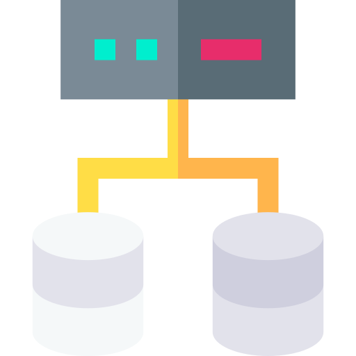 Database Basic Straight Flat icon