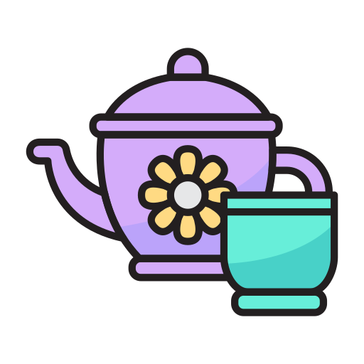 service à thé Generic color lineal-color Icône