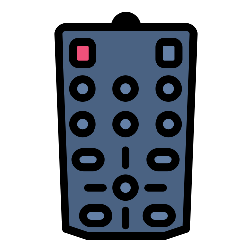 control remoto Generic color lineal-color icono