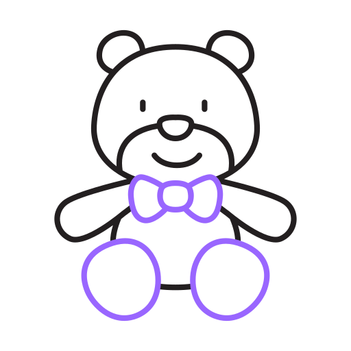 テディベア Generic color outline icon