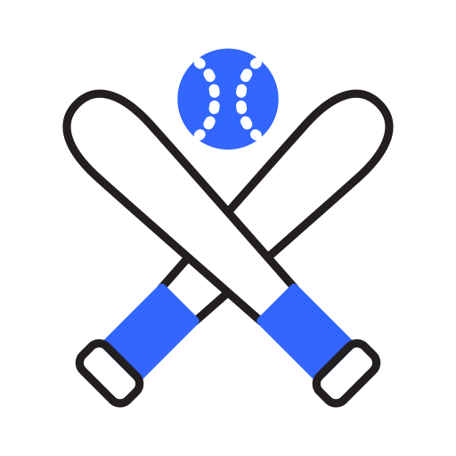 야구 Generic color lineal-color icon