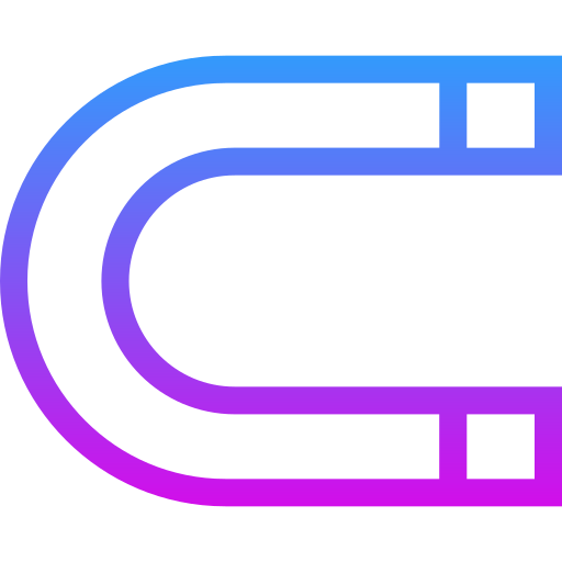magnet Generic gradient outline icon