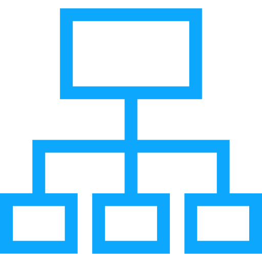 red de computadoras Generic color outline icono