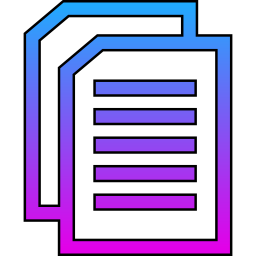 documenti Generic gradient lineal-color icona