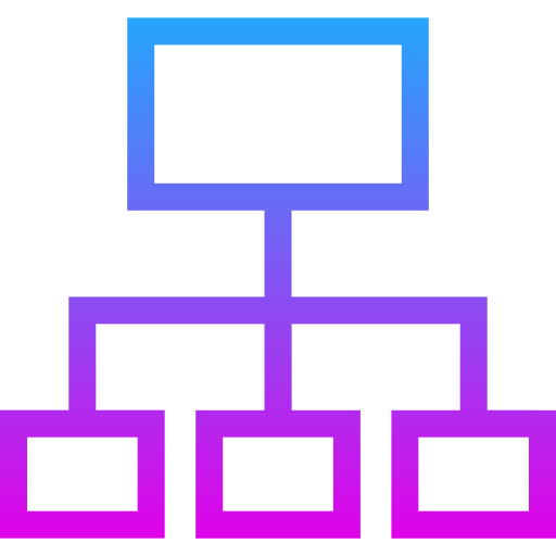 red de computadoras Generic gradient outline icono