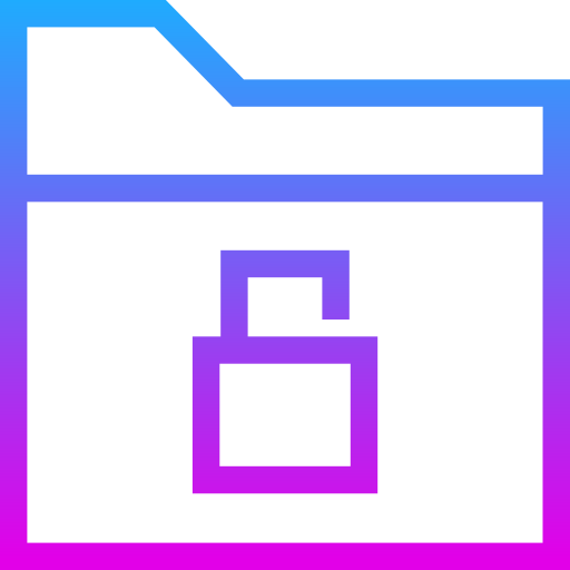 desbloquear Generic gradient outline icono
