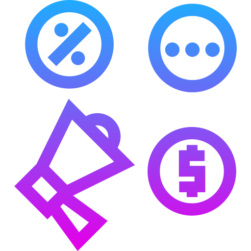 プロモーション Generic gradient outline icon