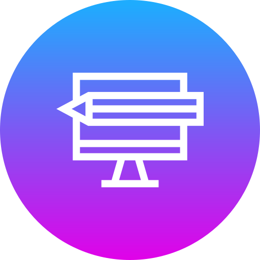 Writing tool Generic gradient fill icon