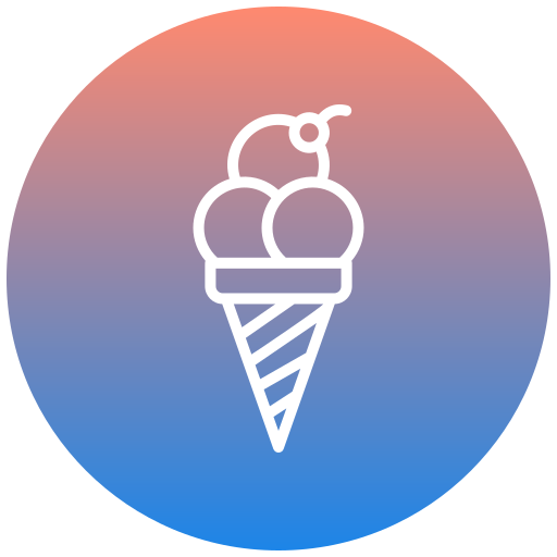 Мороженое Generic gradient fill иконка