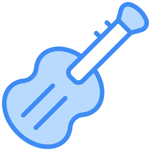 gitarre Generic color lineal-color icon