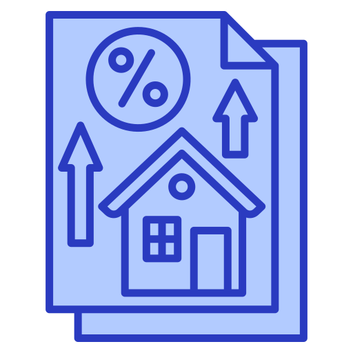 hipoteka Generic color lineal-color ikona