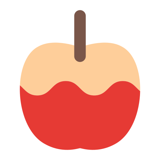 Caramelized apple Generic color fill icon