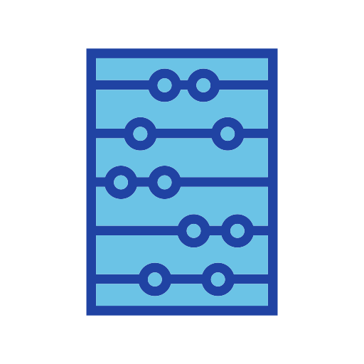Ábaco Generic color lineal-color icono