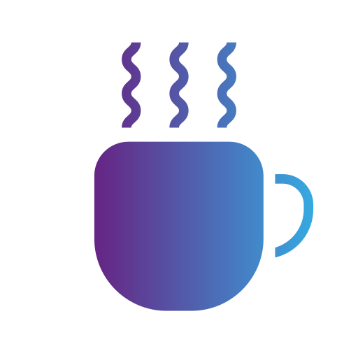koffie Generic gradient fill icoon