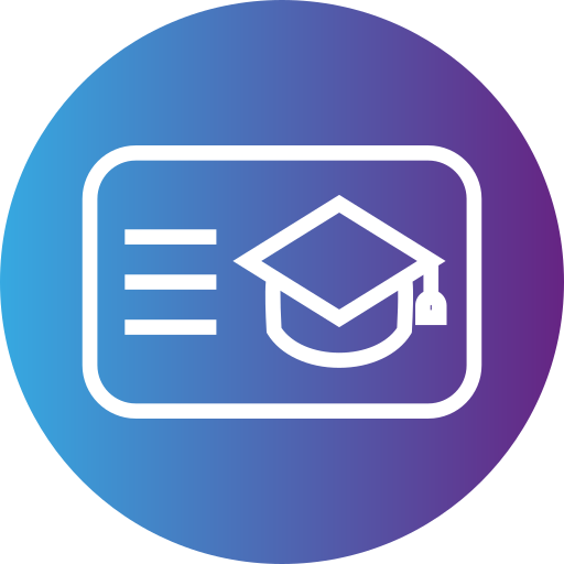 Student card Generic gradient fill icon