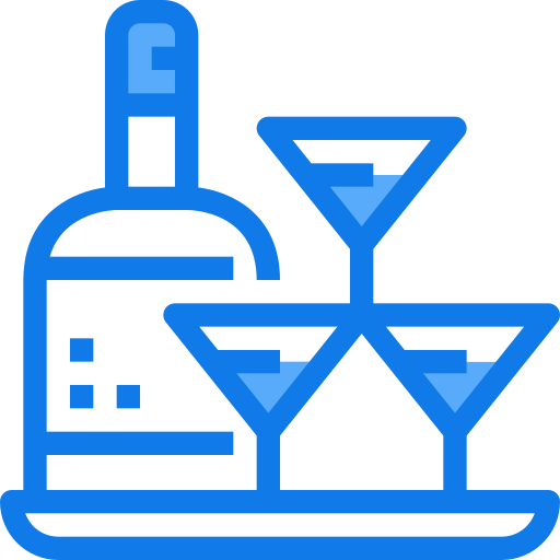 Cocktails Justicon Blue icon