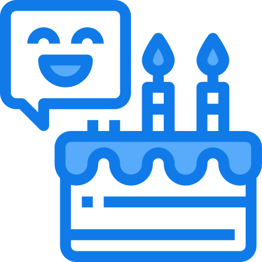 tort urodzinowy Justicon Blue ikona