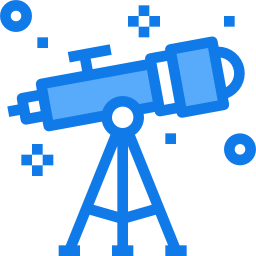 telescoop Justicon Blue icoon